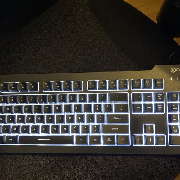 CyberpowerPC Play Ready Wired Gaming Keyboard 01 NOHI and M1 131 Gaming Mouse - Picture 6 of 11